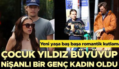 Ekranların çocuk yıldızı büyüyüp çoktan nişanlandı… 20’nci yaşa baş başa romantik kutlama