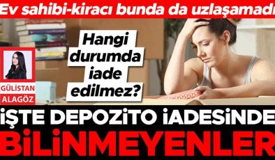 Ev sahipleri ve kiracılar bunda da uzlaşamadı… İşte depozito iadesinde bilinmeyenler