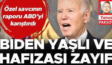 Özel savcının raporu ABD’yi karıştırdı: ‘BIden yaşlı hafızası zayıf’