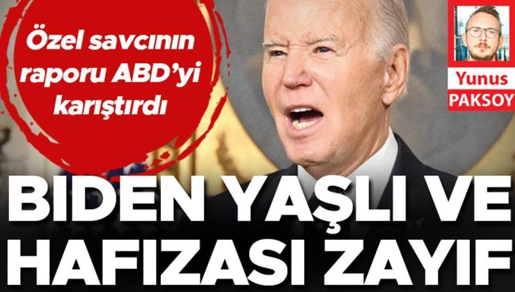 Özel savcının raporu ABD’yi karıştırdı: ‘BIden yaşlı hafızası zayıf’