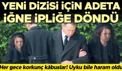 Yeni dizisi için iğne ipliğe döndü… ‘Öyle kabuslar gördüm ki uykumda felç oluyorum sandım’