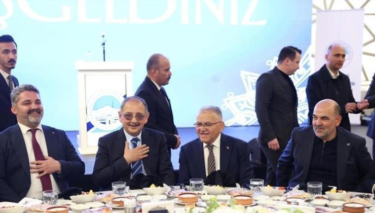 Bakan Özhaseki Kayseri’de: Elhamdülillah çalışıyoruz