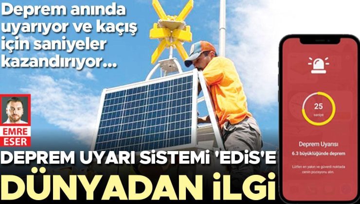 Gözler ‘EDİS’in üstünde! Deprem anında uyarıyor kaçış ve korunma için saniyeler kazandırıyor