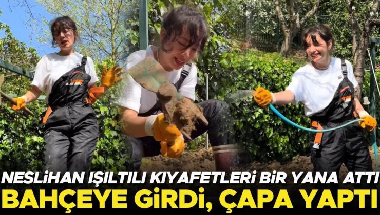 Işıltılı kıyafetleri bir kenara bıraktı…  Tulum giydi, çapa yaptı