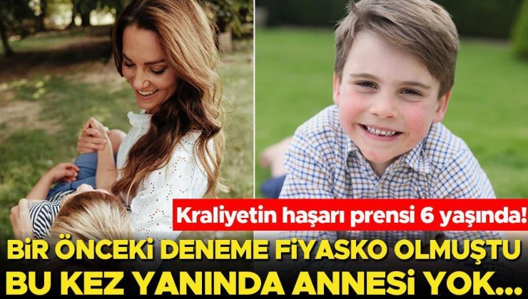 Kraliyetin haşarı prensi 6 yaşında! Bir önceki görüntü skandala yol açmıştı: Kanser tedavisi gören annesi bu kez fotoğrafta yok…