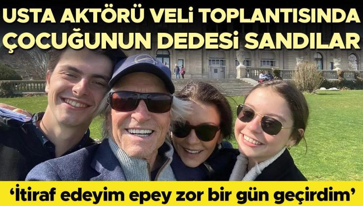 Usta oyuncuyu veli toplantısında çocuğunun dedesi sandılar… ‘Zor bir gün geçirdim’