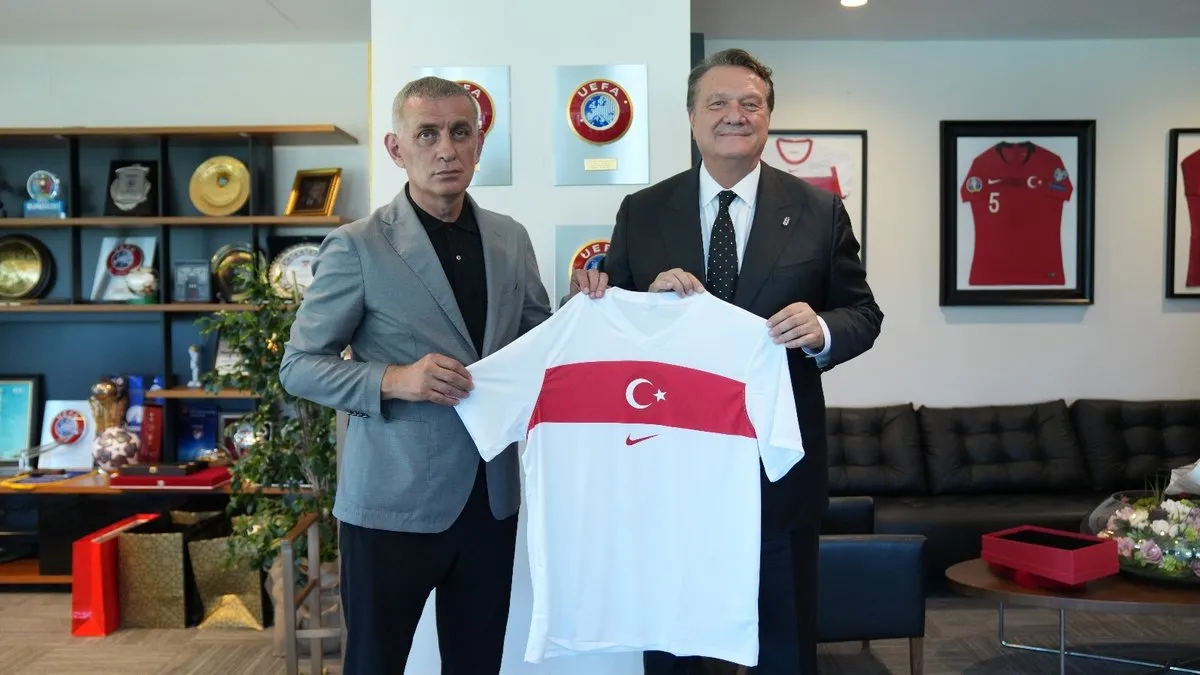 Beşiktaş Başkanı Hasan Arat’tan TFF Başkanı Hacıosmanoğlu’na ziyaret