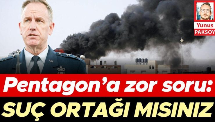 Pentagon’a zor soru: Suç ortağı mısınız