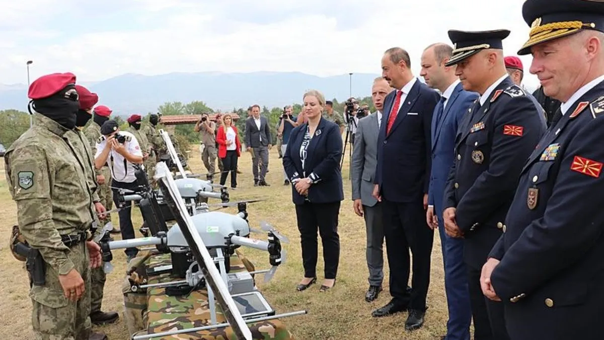 Türkiye, Kuzey Makedonya ordusuna ekipman hibe etti